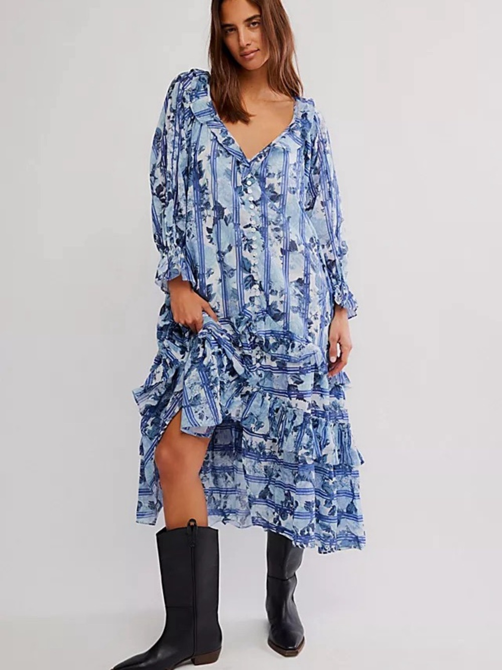 Free People Garden Wonders Maxi Dress Size Small